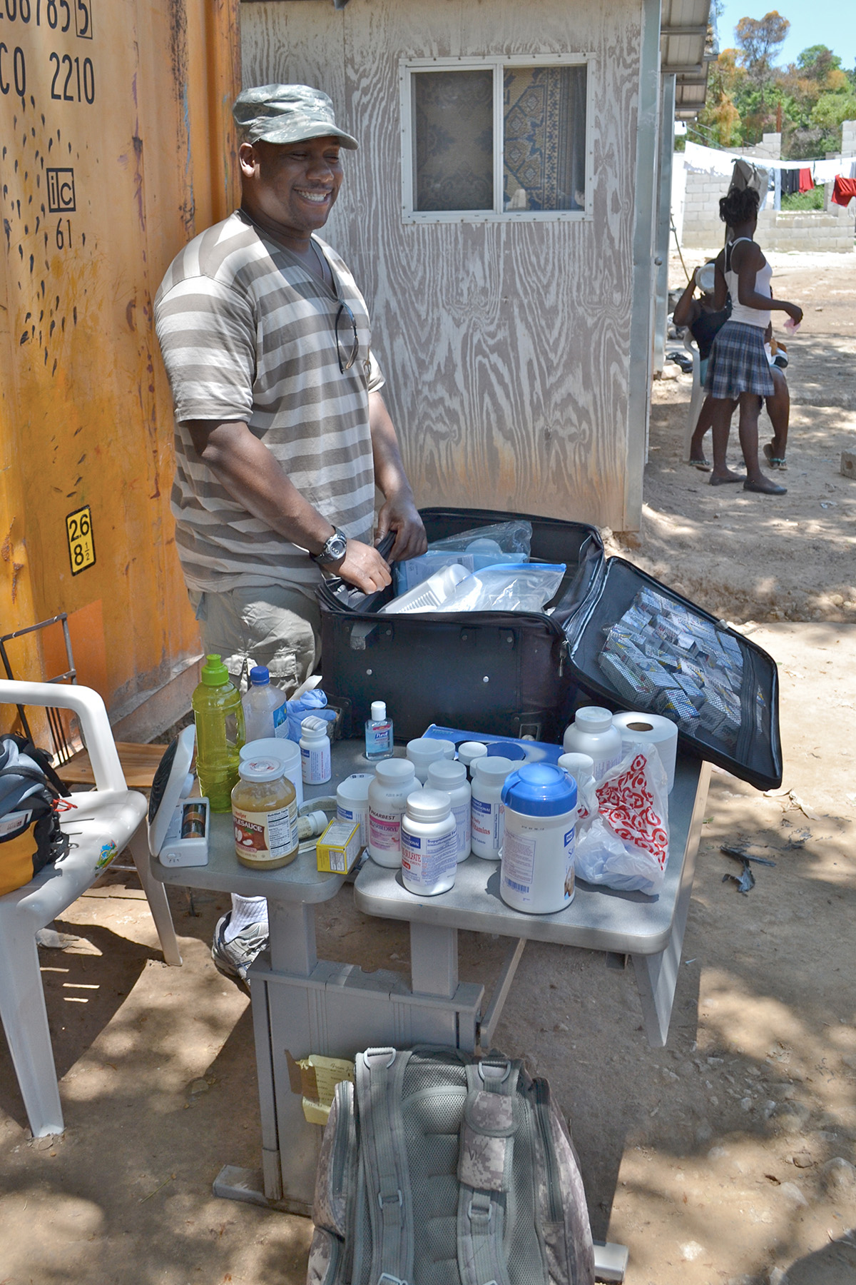 Distributing supplies